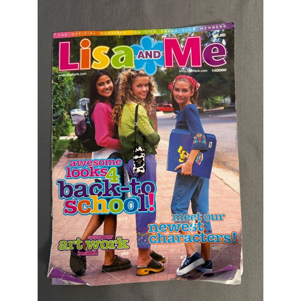 Vintage Official Lisa Frank Fall 2000 Edition Fan Catalog Magazine Rare